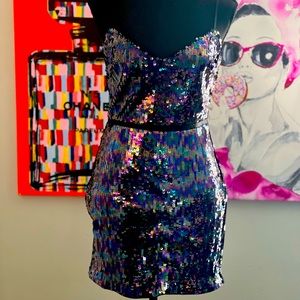 Sequins Mini Dress